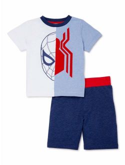 Spiderman Baby Toddler Boy T-shirt & Shorts, 2pc Outfit Set