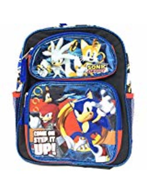 Small Backpack - Sonic the Hedgehog - Come On Step It UP 12" New 202112