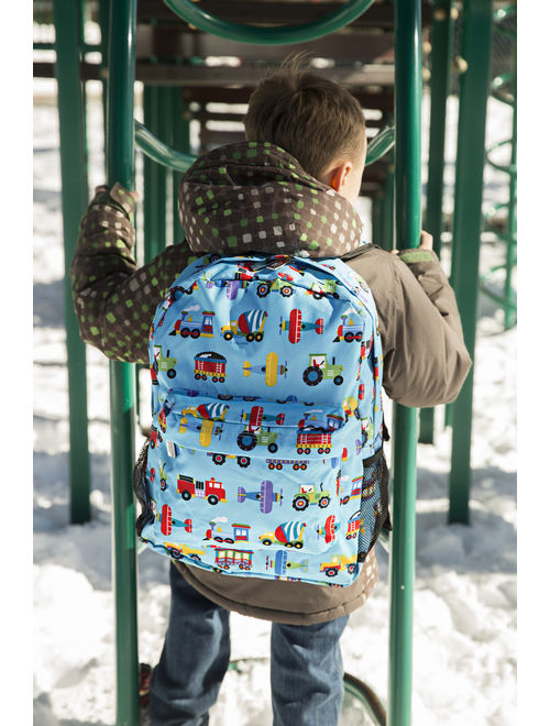 Wildkin Trains, Planes, Trucks 16 Inch Backpack