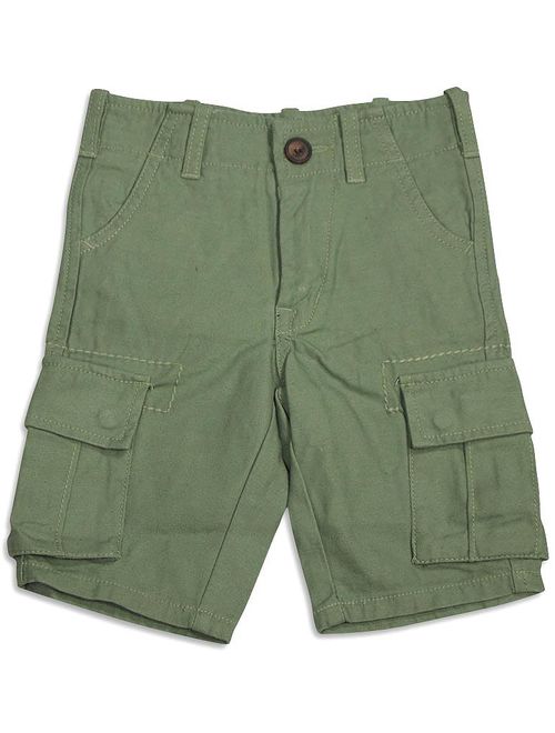 Smash for Toddler and Boys 4 - 10 - 100% Rayon Cargo Shorts - 30 Day Guarantee, 30913 black / 4