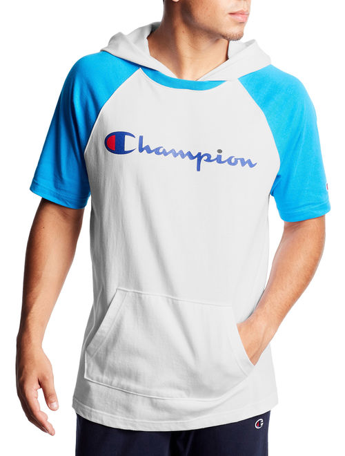 Champion Men's Middleweight Short Sleeve Hoodie, up to Size 2XL