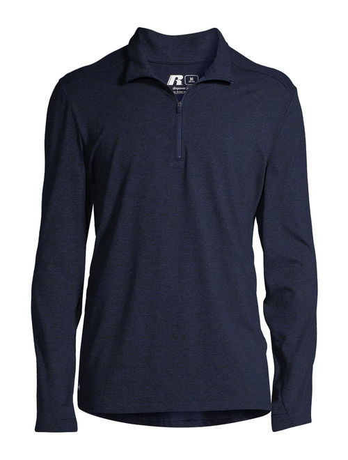 Russell Men's and Big Men's Quarter Zip Pullover, up to 5XL
