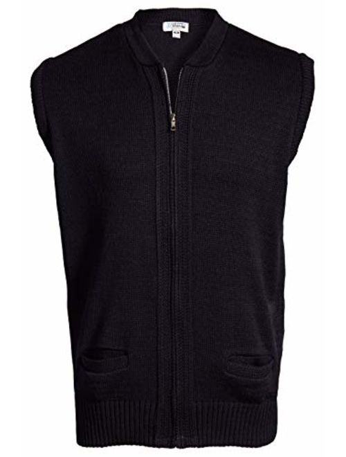 Ed Garments Men's Heavy Weight Two Pocket Zipper Vest