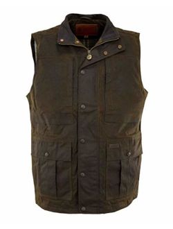 Outback Trading Co Men's Co. Deer Hunter Oilskin Vest - 2049 Brown