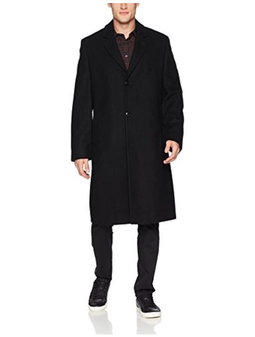 LONDON FOG Men's Signature Wool Blend Top Coat