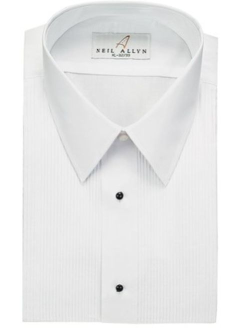 Buy Tuxedo Shirt - Laydown Collar 1/8 Inch Pleat Laydown Collar (20 ...