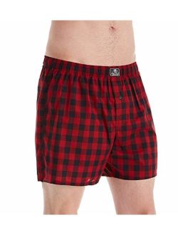 Boxers Classic Fit Cotton Boxer (Small, Collins Plaid)
