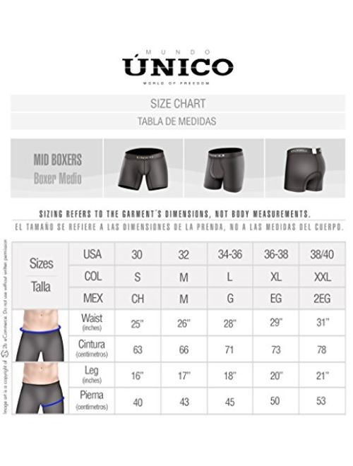 Mundo Unico Men's Intenso Microfiber Boxer