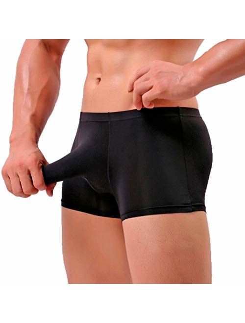 Fdsd Men's Sexy Underwear Elastic Soft Comfy Breathable Bulge Pouch Lingerie Erotic Briefs