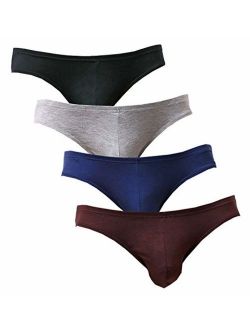Mens Bikini Underwear Silky Modal Microfiber Briefs