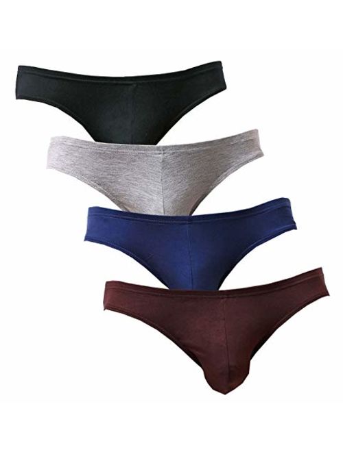 Mens Bikini Underwear Silky Modal Microfiber Briefs
