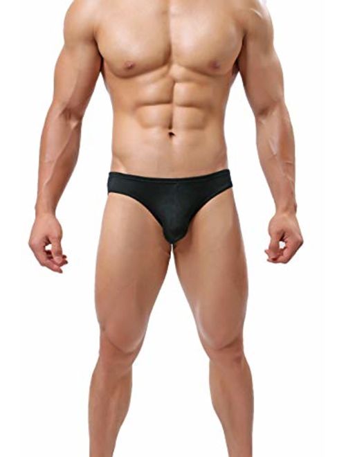 Mens Bikini Underwear Silky Modal Microfiber Briefs