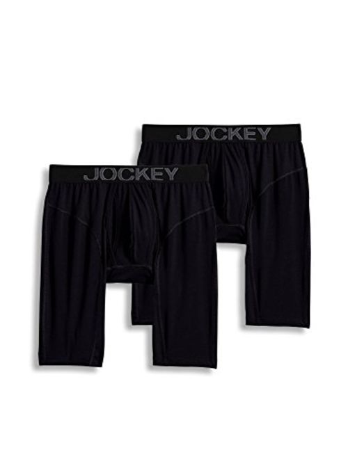 Jockey Men's Underwear RapidCool Quad Short - 2 Pack