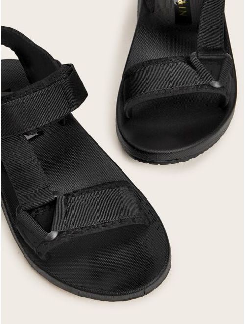Minimalist Ankle Strap Velcro Strap Sandals
