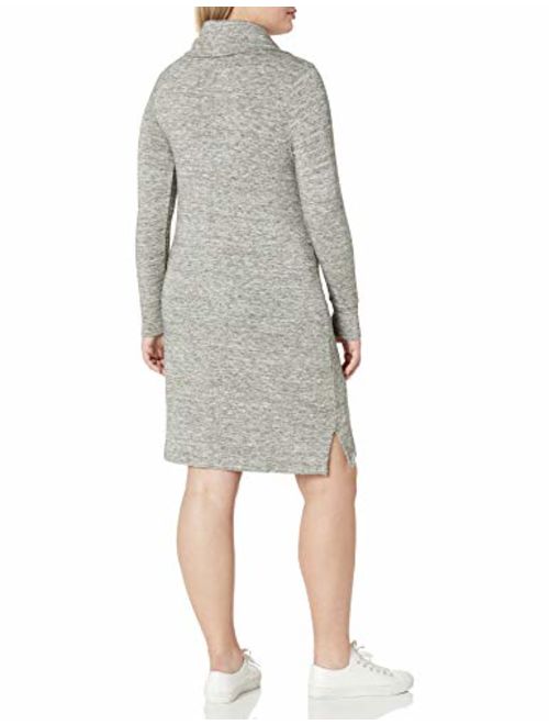 Amazon Brand - Daily Ritual Women's Plus Size Supersoft Terry Long-Sleeve Cowl Neck Dress