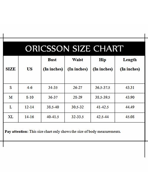 ORICSSON Women Sexy Long/Short Sleeve Bodycon Tunic Knit Pullover Sweater Work Casual Dress