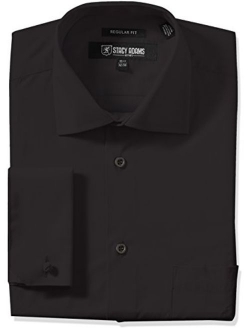 Men's Adjustable Collar Dress Shirt With French Cuff
