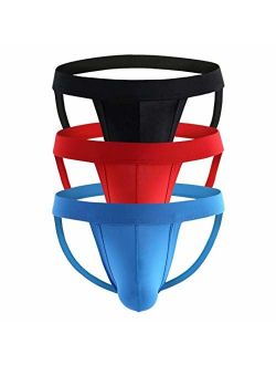 Pdbokew Men's Athlelic Supporter Performance Jockstrap Underwear Sports Briefs