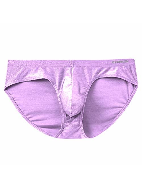 Buy ZONBAILON Mens Bulge Enhancing Underwear Sexy Big Bulge Pouch Low ...