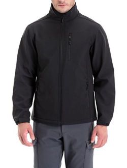 TRAILSIDE SUPPLY CO. Mens Lightweight Winter Softshell Fleece Jackets and Coats