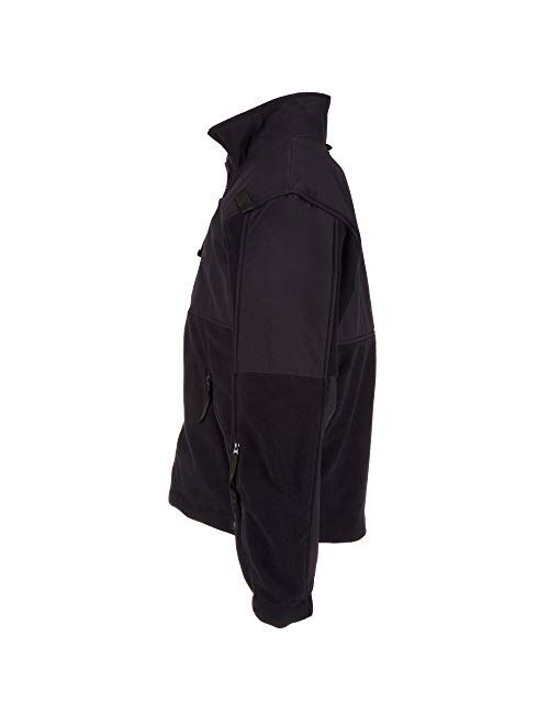 5.11 Tactical Men's Fleece Jacket, YKK Zippers Hardware, Wind-Resistant, Style 48038