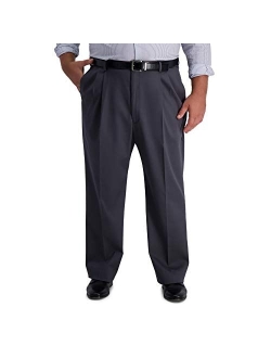 Men's Premium No Iron Khaki Classic Fit Pleat Front Regular and Big & Tall Sizes