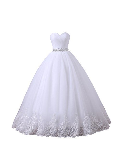 YIPEISHA Wedding Dress Sweetheart Tulle Wedding Dresses Bridal Plus Size Ball Gowns 