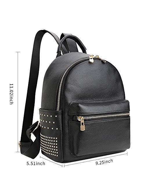 Genuine Leather Backpack Purse For Women Fashion Casual Backpacks For Teens Ladies Shoulder Bags