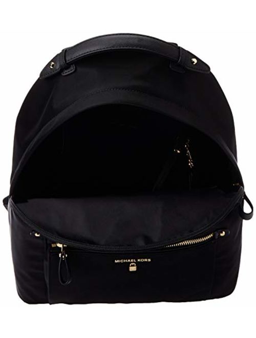 Michael Kors Women Nylon Kelsey Backpack Handbag, Black (Black)