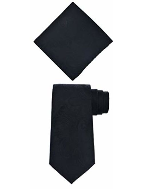 S.H. Churchill & Co. Men's 4 Piece Paisley Vest Set, with Bow Tie, Neck Tie & Pocket Hanky