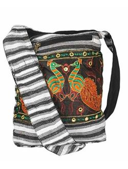 Hobo Shoulder Bag Messenger Casual Everyday Large Hippie Market Thick Functional