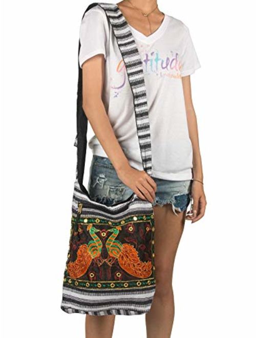 Hobo Shoulder Bag Messenger Casual Everyday Large Hippie Market Thick Functional
