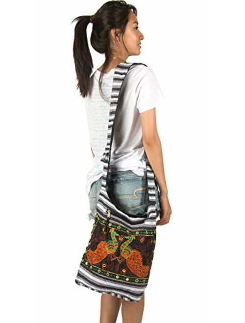 Hobo Shoulder Bag Messenger Casual Everyday Large Hippie Market Thick Functional