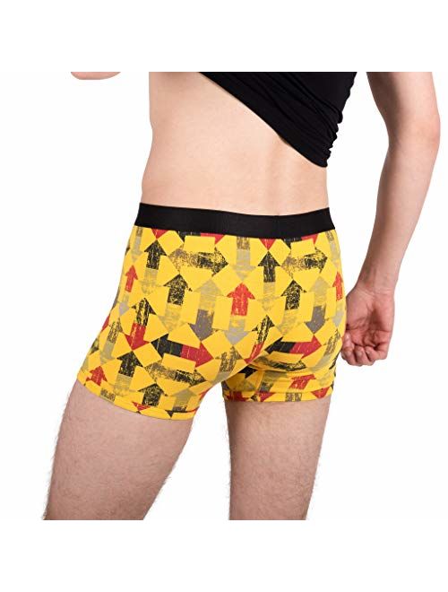Assorted Colors Multipack KAYAPO Men's Micromodal Breathable Ultrasoft Lightweight Comfortable Underwear Trunk