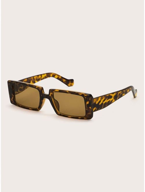 Shein Tortoiseshell Frame Sunglasses With Case