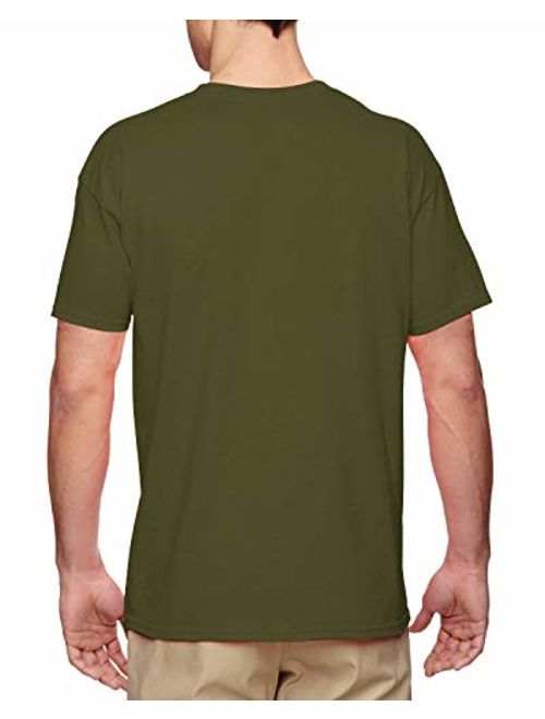 Haase Unlimited Fuck Cancer - Raise Awareness Fight Cure Men's T-Shirt (Olive, Medium)