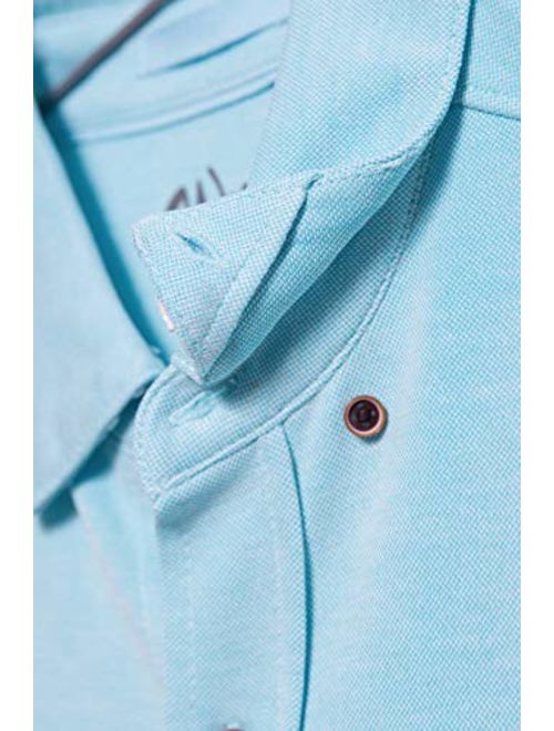 Men's Comfort Modal Camp Shirt - Full Button-Front Closure Short Sleeve
