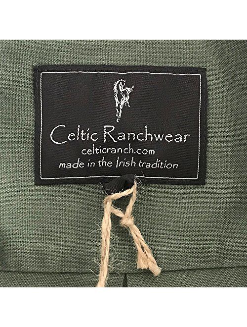 Irish Setter Traditional Irish Grandfather Collarless Shirts for Men