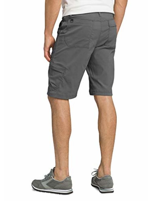 prAna - Men's Stretch Zion Lightweight, Water-Repellent Shorts for Hiking and Everyday Wear, 10" Inseam, Charcoal, 36