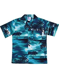 RJC Boy's Waimea Sunset Hawaiian Shirt