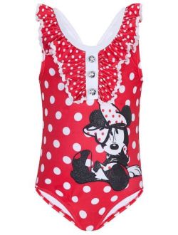 Store Red Minnie Mouse Swimsuit Size XXS 2/3 2T/3T: 1-Piece Swimwear