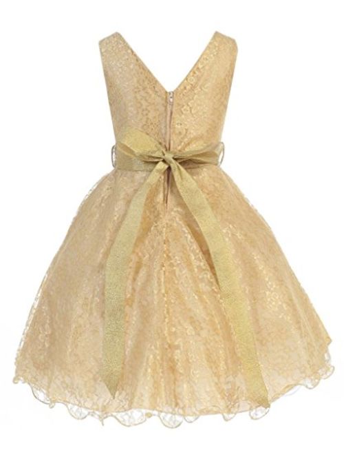 iGirlDress Little Girls Lace Special Occasion Dress Sizes 2-20
