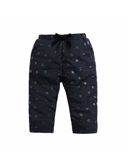 marc janie Boys Girls' Thick Fleece Lined Pants Baby Toddler Pants