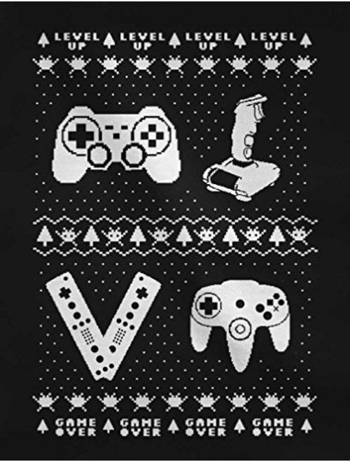 Tstars Gamer Retro Ugly Christmas Sweater Xmas Party Youth Kids Sweatshirt