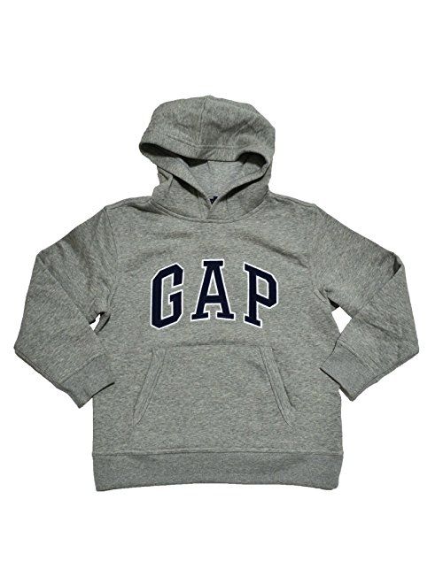 GAP Boys Fleece Arch Logo Pullover Hoodie
