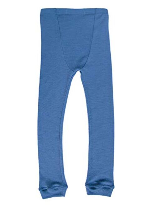 Merino Wool Kids Pajama Set. Thermal Underwear Base Layer PJ Unisex.