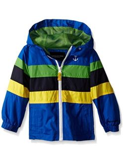Little Boys' Toddler Chest Stripe Poly Lined Jacket