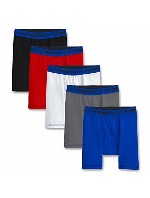 Fruit of the Loom Big Boys' 5 Pack Sport Boxer Brief