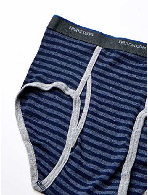 Fruit of the Loom Boys 5-Pack Solid/Stripe Fashion Briefs