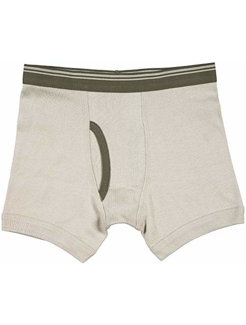 Trimfit Boys 100% Cotton Tagless Boxer Briefs Underwear 5-Pack